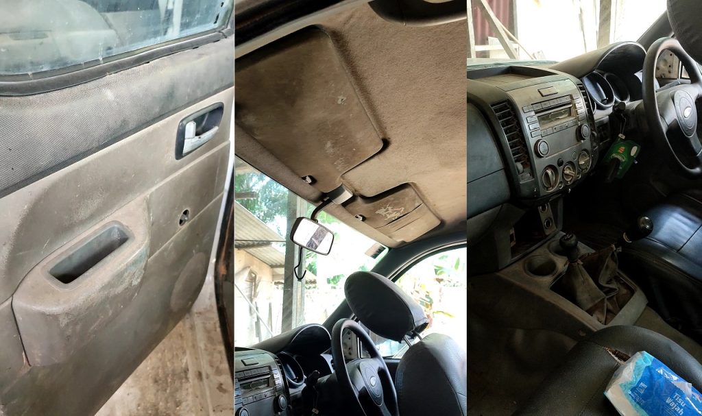 kondisi interior ford ranger bekas kalimantan
